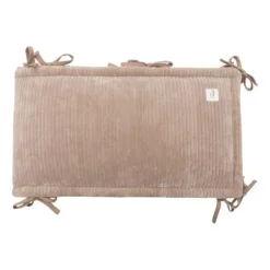 Jollein Boxbumper - Cloudy Rib - 180x30 cm - Milky Coffe> Accessoires Boxen