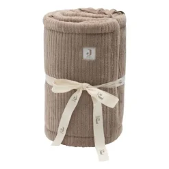 Jollein Boxbumper - Cloudy Rib - 180x30 cm - Milky Coffe><noscript><img width=
