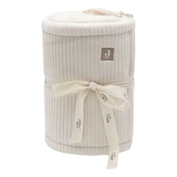 Jollein Boxbumper - Cloudy Rib - 180x30 cm - Milky Coffe> Accessoires Boxen