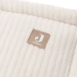 Jollein Boxbumper - Cloudy Rib - 180x30 cm - Milky Coffe><noscript><img width=