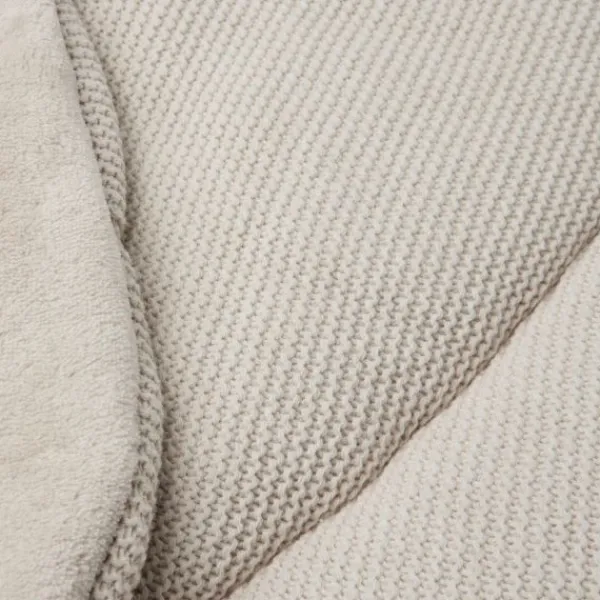 Jollein Boxkleed Basic Knit Nougat 95 cm> Accessoires Boxen|Boxkleden