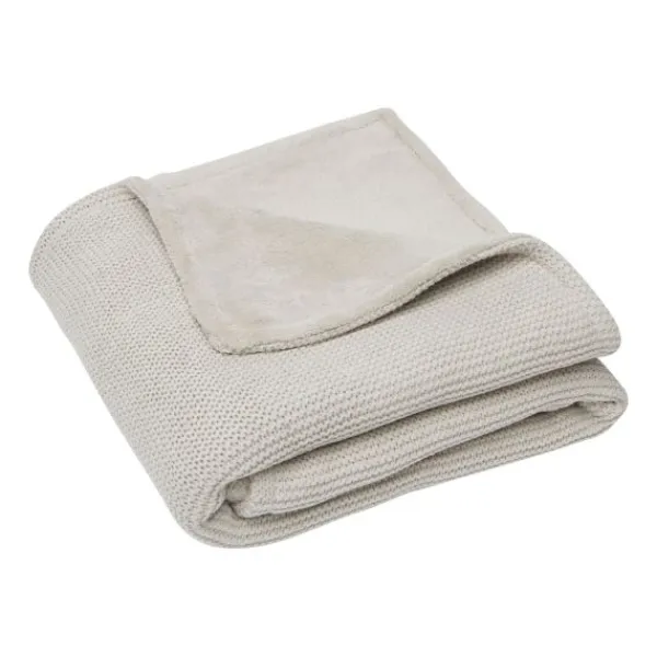 Jollein Boxkleed Basic Knit Nougat 95 cm> Accessoires Boxen|Boxkleden