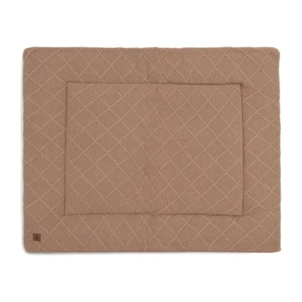 Jollein Check Knit Boxkleed - 75 x 95 cm - Biscuit> Accessoires Boxen|Boxkleden