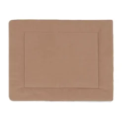 Jollein Check Knit Boxkleed - 75 x 95 cm - Biscuit><noscript><img width=
