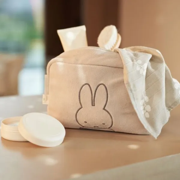 Jollein Etui Badstof Miffy Olive Green> Accessoires Tassen