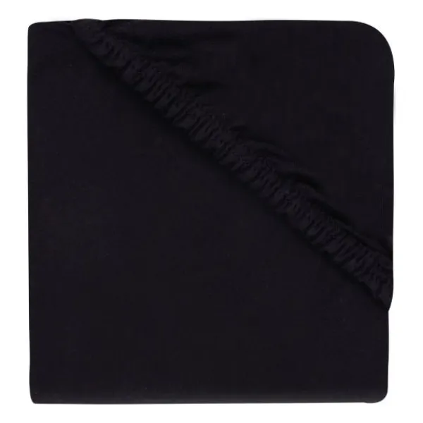 Jollein Hoeslaken Boxmatras Rond Jersey Black 95 cm> Accessoires Boxen|Hoeslakens