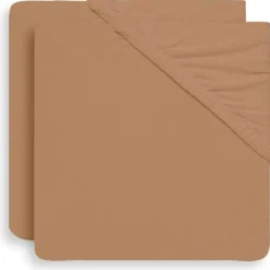Jollein Hoeslaken Jersey Nougat 40/50 x 80/90 cm 2 Pack><noscript><img width=