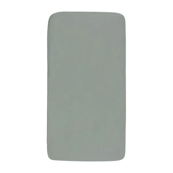 Jollein Hoeslaken Jersey - 40/50x80/90 cm - 2 Stuks - Sea Green/Ivory> Hoeslakens