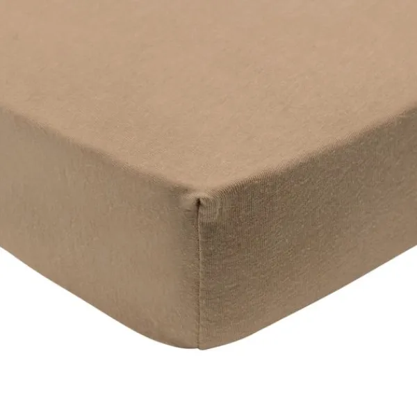 Jollein Hoeslaken Jersey - 2 Stuks - 60 x 120 cm - Sea Green/Biscuit> Hoeslakens