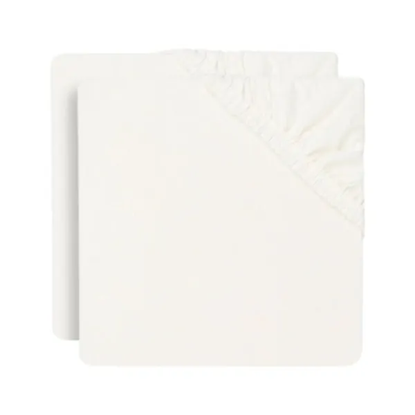 Jollein Hoeslaken Jersey Nougat 60 x 120 cm 2 Pack> Hoeslakens