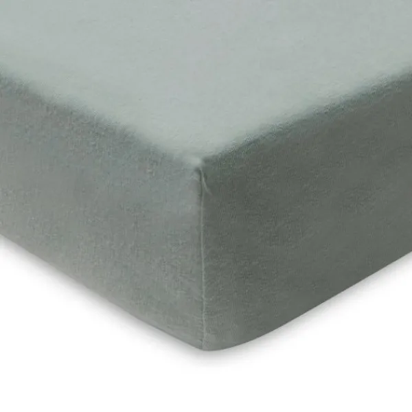 Jollein Juniorhoeslaken Jersey 70 x 140/150 cm Ash Green> Hoeslakens