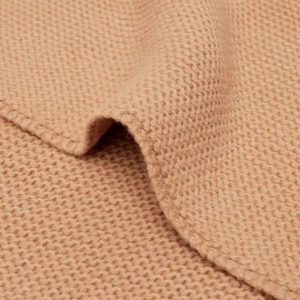 Jollein Ledikantdeken Basic Knit Nougat 100 x 150 cm> Ledikantdekens