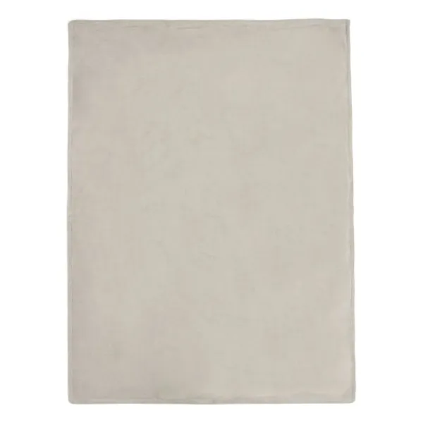 Jollein Ledikantdeken Basic Knit Biscuit/Fleece 100 x 150 cm> Ledikantdekens