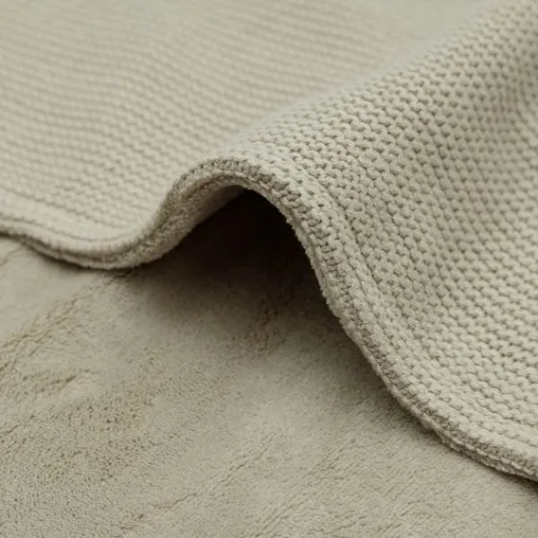 Jollein Ledikantdeken Basic Knit Wild Rose/Fleece 100 x 150 cm> Ledikantdekens