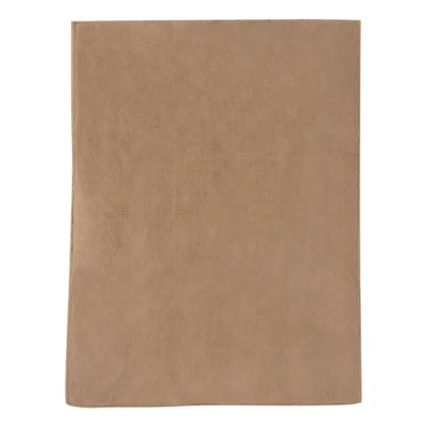 Jollein Ledikantdeken Check Knit Biscuit / Teddy Fleece 100 x 150 cm> Ledikantdekens