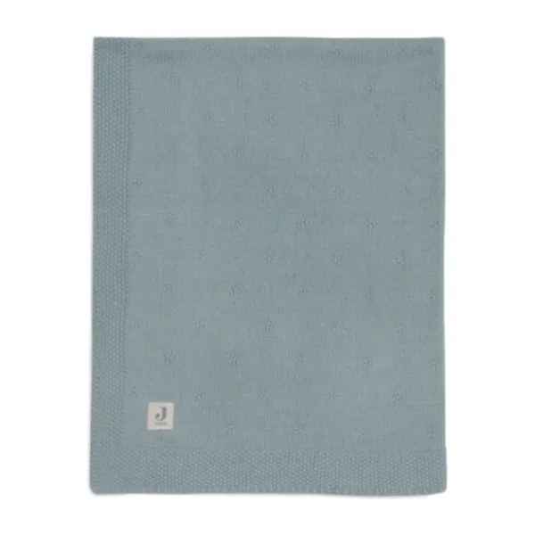 Jollein Ledikantdeken Cosy Knit Sea Green 100 x 150 cm> Ledikantdekens