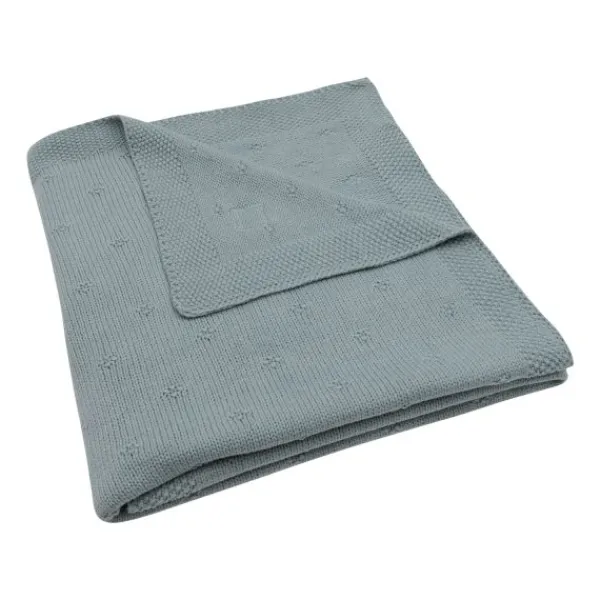 Jollein Ledikantdeken Cosy Knit Sea Green 100 x 150 cm> Ledikantdekens