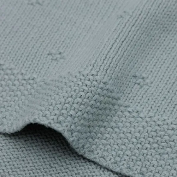 Jollein Ledikantdeken Cosy Knit Sea Green 100 x 150 cm> Ledikantdekens