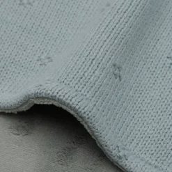 Jollein Ledikantdeken Cosy Knit Ivory / Velvet 100 x 150 cm><noscript><img width=