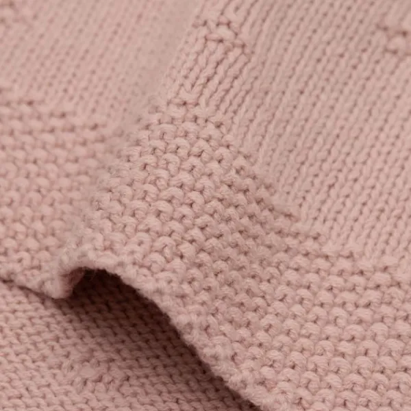 Jollein Ledikantdeken Cosy Knit Ivory 100 x 150 cm> Ledikantdekens