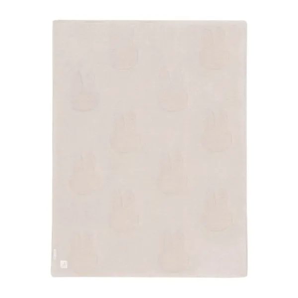 Jollein Ledikantdeken Miffy Coral Fleece Nougat 100 x 150 cm> Ledikantdekens