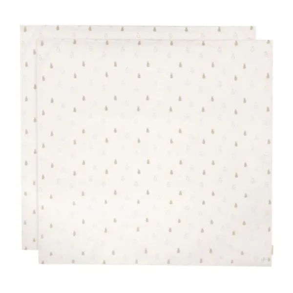 Jollein Ledikanthoeslaken Jersey Happy Miffy Nougat 60 x 120 cm> Hoeslakens
