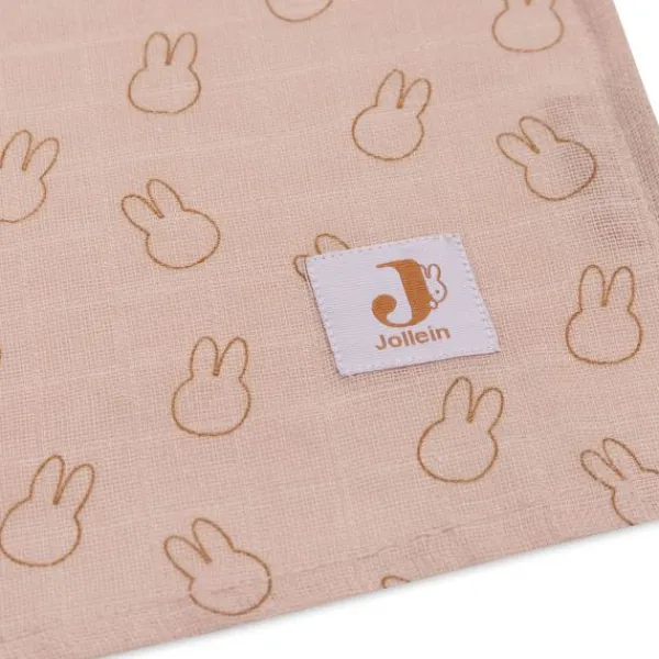 Jollein Miffy Silhouettes Large Multidoek - 2 Pack - 115 x 115 cm - Hydrofiel - Sea Green> Multidoek