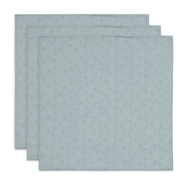 Jollein Multidoek Hydrofiel Small Miffy Silhouettes Wild Rose 70 x 70 cm 3 Pack> Multidoek