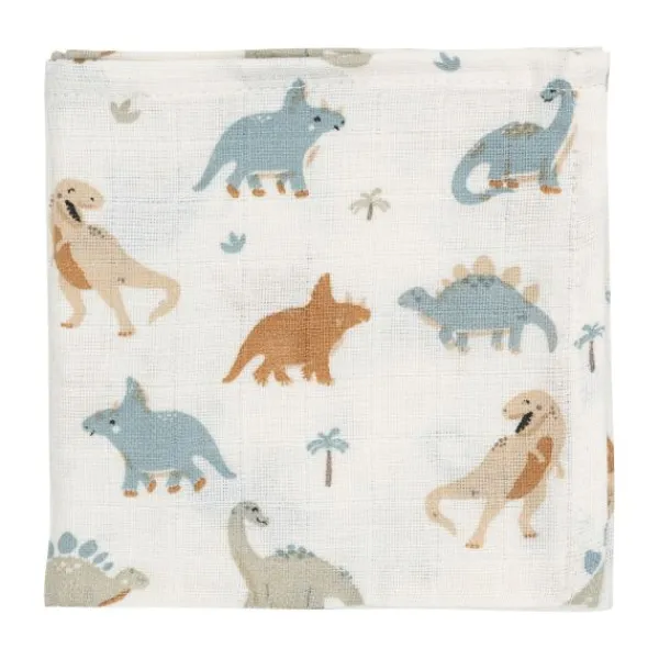 Jollein Roarsome Monddoekje - 3 Pack - 31 x 31 cm - Hydrofiel> Monddoekjes / Spuugdoekjes