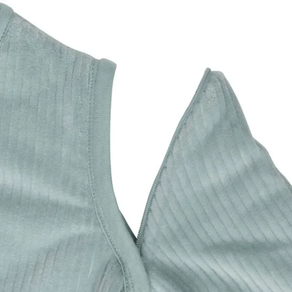 Jollein Slaapzak Winter Met Afritsbare Mouw Rond - 110 cm - Rib - Sea Green> 4-Seizoenen Slaapzakken|Winter Slaapzakken