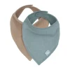 Jollein Slab Bandana Hydrofiel - Sea Green / Biscuit - 2 Stuks> Slabben