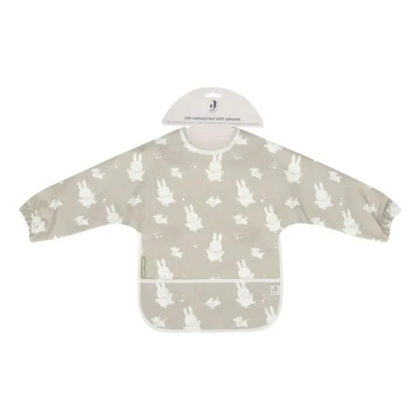 Jollein Slab Waterproof Met Mouw Miffy & Snuffy Olive Green> Slabben
