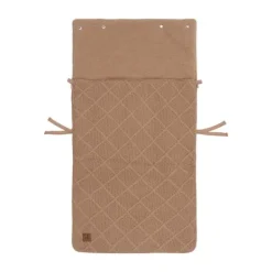 Jollein Voetenzak 3/5 Punts - Groep 0+ - Check Knit - Biscuit><noscript><img width=