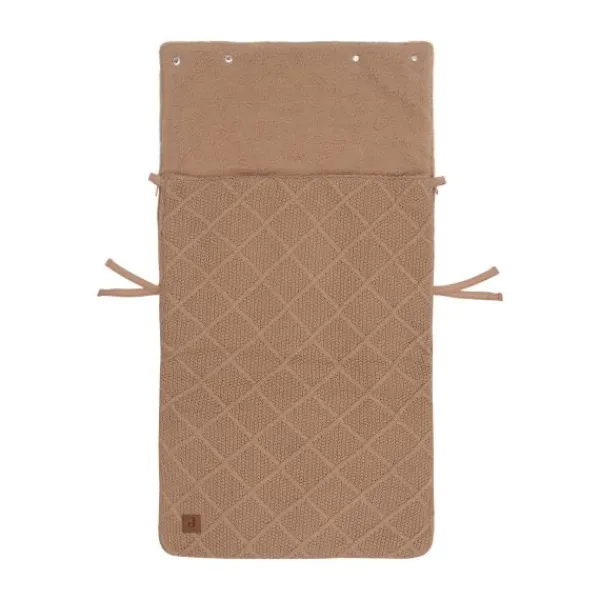 Jollein Voetenzak 3/5 Punts - Groep 0+ - Check Knit - Biscuit> Accessoires Autostoel