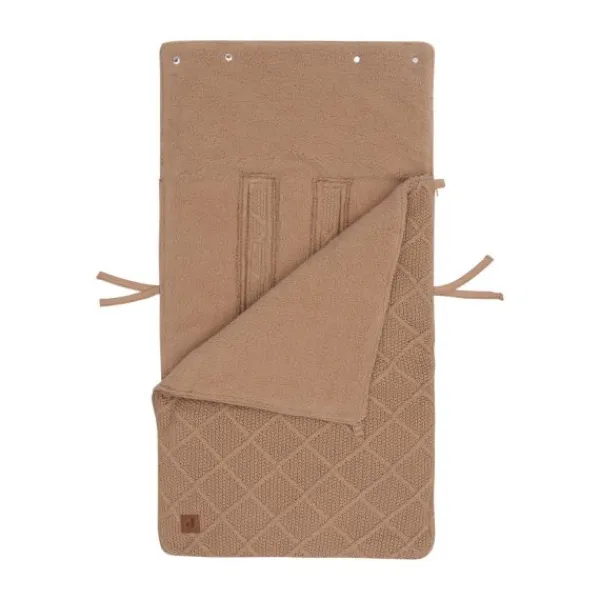 Jollein Voetenzak 3/5 Punts - Groep 0+ - Check Knit - Biscuit> Accessoires Autostoel