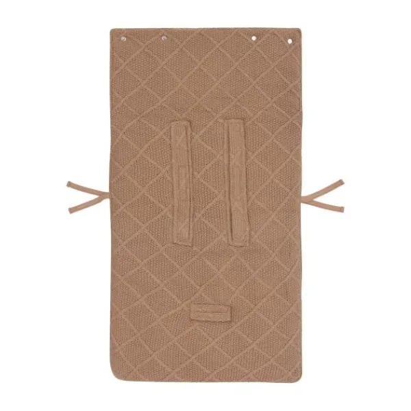 Jollein Voetenzak 3/5 Punts - Groep 0+ - Check Knit - Biscuit> Accessoires Autostoel