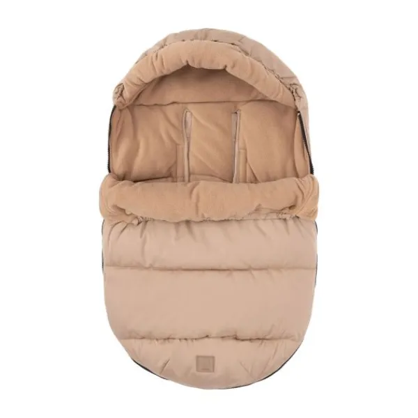 Jollein Voetenzak 3/5 Punts - Groep 0+ - Puffed - Biscuit> Accessoires Autostoel