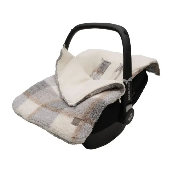 Jollein Voetenzak 3/5 Punts - Groep 0+ - Check - Boucle> Accessoires Autostoel