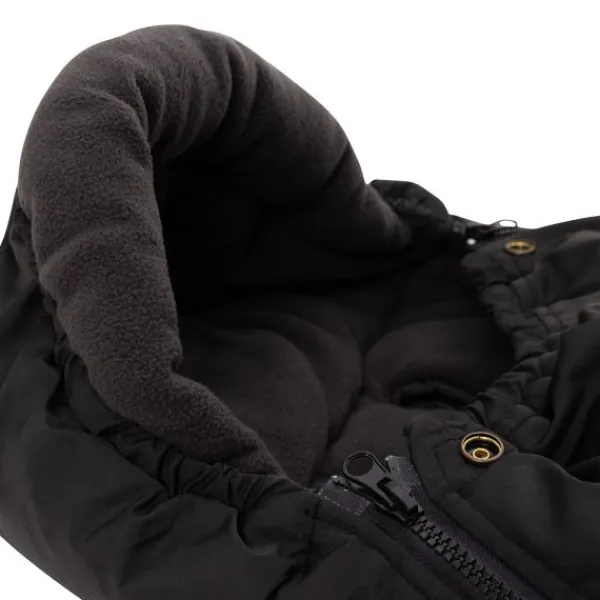 Jollein Voetenzak 3/5 Punts - Groep 0+ - Puffed - Zwart> Accessoires Autostoel