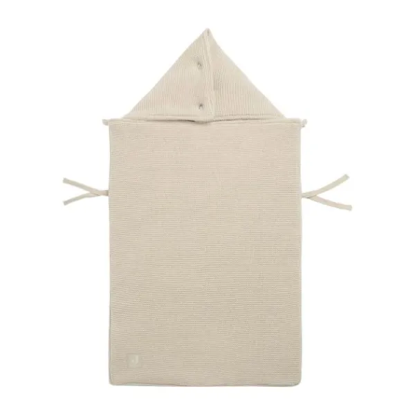 Jollein Voetenzak Autostoel Groep 0+ 3/5 Punts Basic Knit Nougat> Accessoires Autostoel