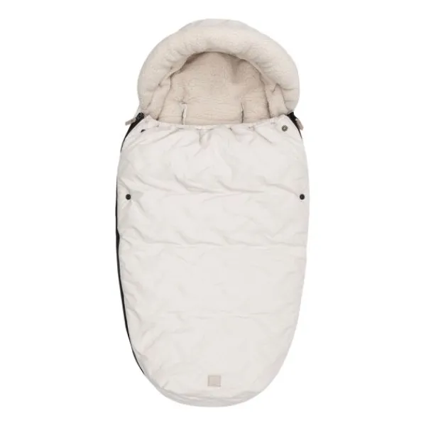 Jollein Voetenzak Buggy/Kinderwagen Embossed – Milky Coffee> Accessoires Kinderwagens|Accessoires Tweeling/Duo