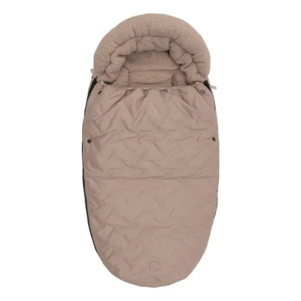 Jollein Voetenzak Buggy/Kinderwagen Embossed – Milky Coffee> Accessoires Kinderwagens|Accessoires Tweeling/Duo