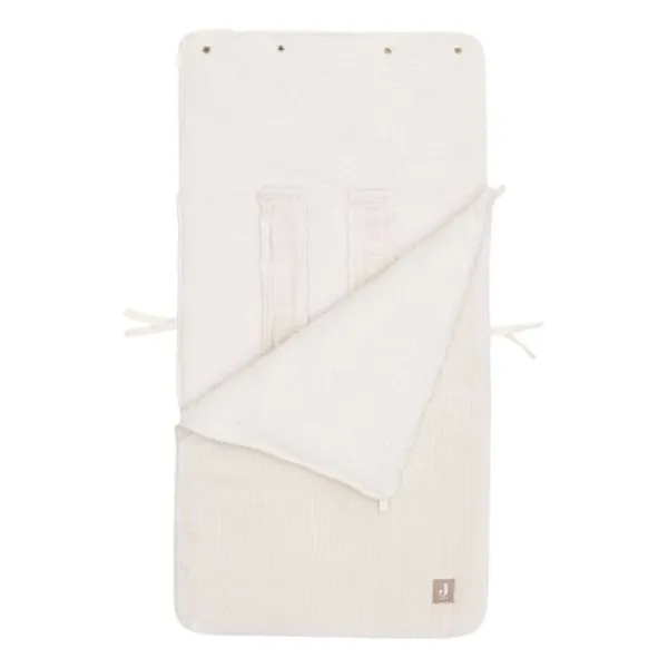 Jollein Voetenzak Groep 0+ 3/5 punts gordel - Basic Knit - Wild Rose> Accessoires Autostoel