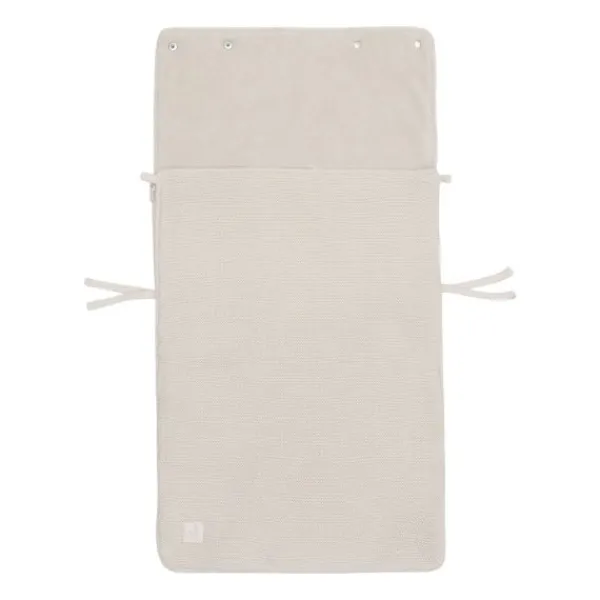 Jollein Voetenzak Groep 0+ 3/5 punts gordel - Basic Knit - Wild Rose> Accessoires Autostoel
