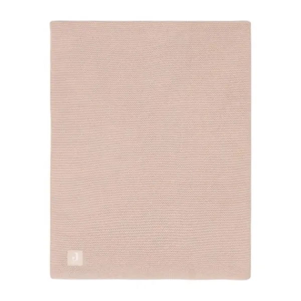 Jollein Wiegdeken Basic Knit - Wild Rose - 75 x 100 cm> Wiegdekens