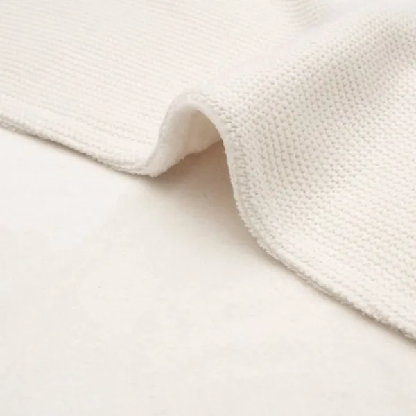 Jollein Wiegdeken Basic Knit Olive Green/Fleece 75 x 100 cm> Wiegdekens