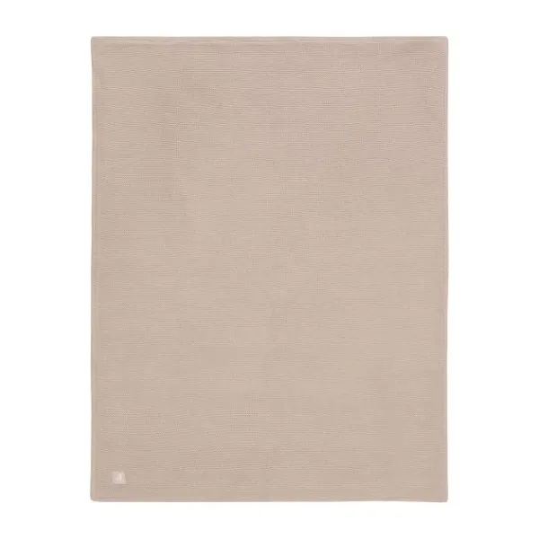 Jollein Wiegdeken Basic Knit Olive Green/Fleece 75 x 100 cm> Wiegdekens