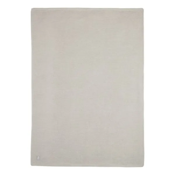 Jollein Wiegdeken Basic Knit Nougat/Fleece 75 x 100 cm> Wiegdekens