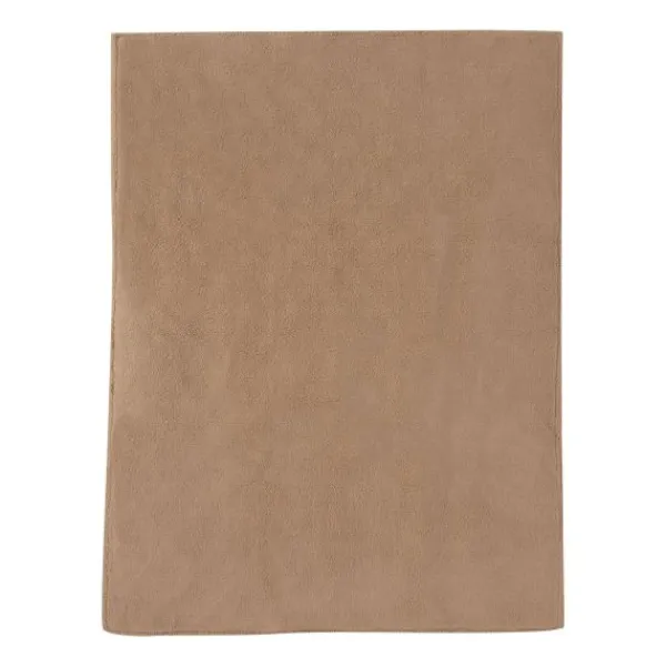 Jollein Wiegdeken Check Knit Biscuit / Teddy Fleece 75 x 100 cm> Wiegdekens