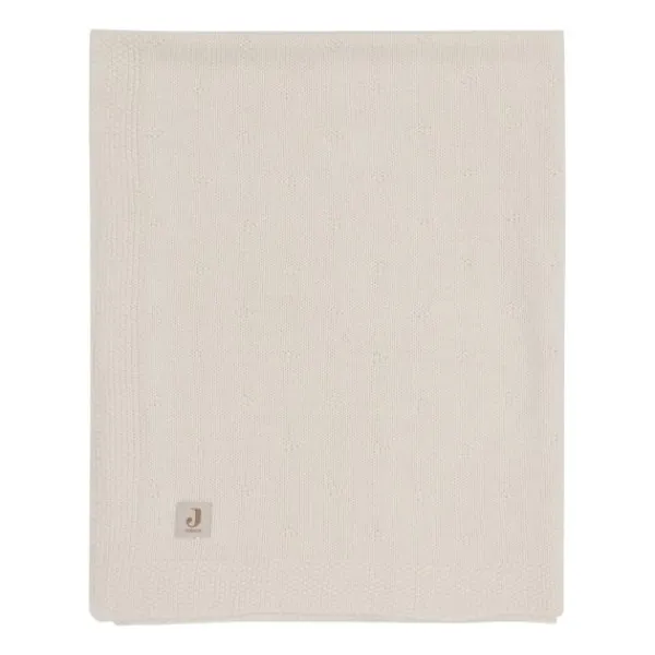 Jollein Wiegdeken Cosy Knit Sea Green 75 x 100 cm> Wiegdekens